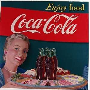  1950s Coca Cola Coke American Vintage Advertising Antique 