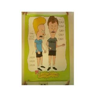  Beavis And Butthead Poster Butt Head Jamming Everything 
