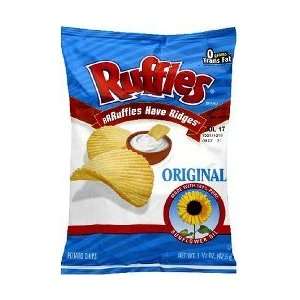 LLS Ruffles Regular Potato Chip (1.38oz) Grocery & Gourmet Food