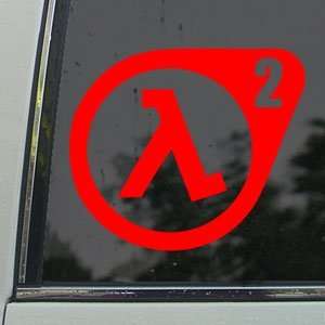  Half Life 2 Red Decal Car Truck Bumper Window Red Sticker 
