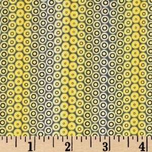   Visual Arts Dots Stripe Citrus Fabric By The Yard Arts, Crafts