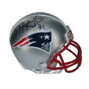  Brandon Meriweather New England Patriots Autographed Mini 