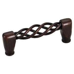  Zurich 3.38 in. Twisted Iron Cabinet Pull (Set of 10 