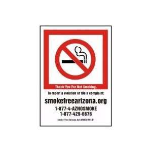 SMOKE FREE ARIZONA TO REPORT A VIOLATION OR FILE A 