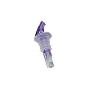  Precision Pours 1 1/2 oz Purple Pourer with Collar & Flip 