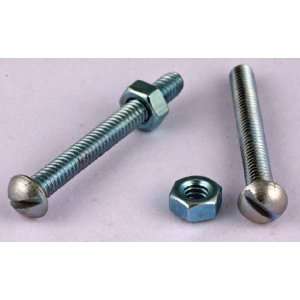  1/4 20 x 5/8 Slotted Round Hd Stove Bolts w/ Hex Nuts 