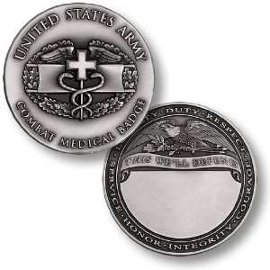  Combat Medical Badge Engravable Challenge Coin Everything 