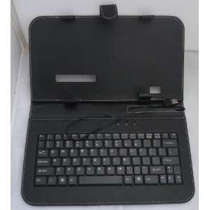  Leather Keyboard Case with Kick Stand for 10.1 Windows 7 Tablet Pc 
