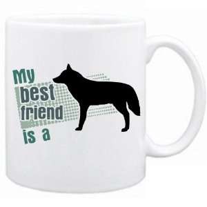    New  My Best Friend Is A Wolfdog  Mug Dog