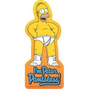  Simpsons Peter Pantsless Sticker S SIM 0070 Toys & Games