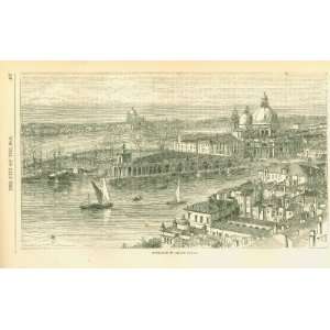  1872 City Of Venice St Marks Square Grand Canal Doge 