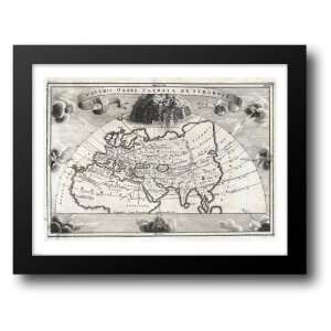  1700 Cellarius Map of Asia, Europe and Africa 28x22 Framed 
