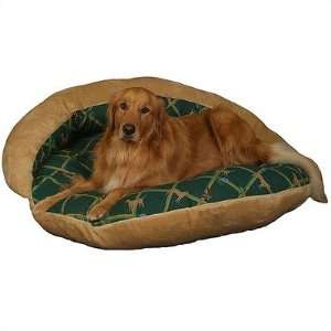  Paus 9080   X Reversible Bolster Dog Bed in Twill Baby