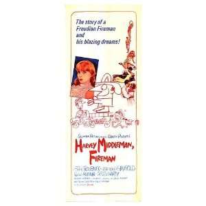  Harvey Middleman Fireman Original Movie Poster, 14 x 36 
