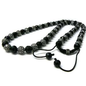   Glass Beaded Shamballa 36 Inch Necklace Chain Good Quality Rick Ross