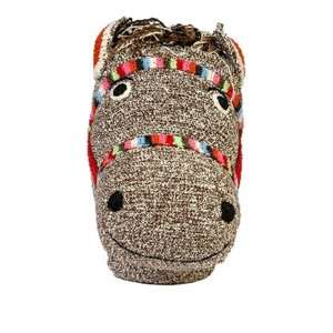  Anne Claire Petit Crocheted Horse Head   Chocolate Colour 