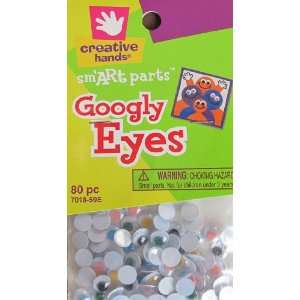  Creative Hands Googly Eyes Pack of 80 Varied Colors Arts 