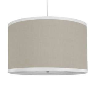  Oilo   Solid Large Taupe Cylinder Light