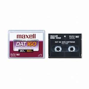  Maxell® 8 mm DAT 160 Data Cartridge, 155m, 80GB Native 