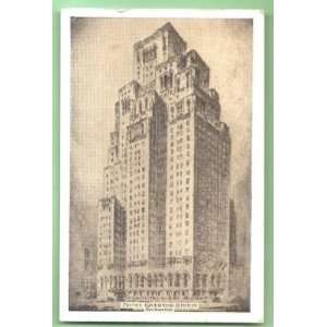  Postcard Governor Clinton Hotel New York City 1931 