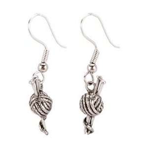   Accents French Wire Earrings Knitting Needles FWE22 180; 2 Items/Order