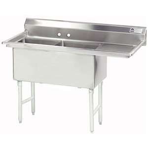 Right Drainboard Advance Tabco FS 2 1824 24 Spec Line Fabricated Two 