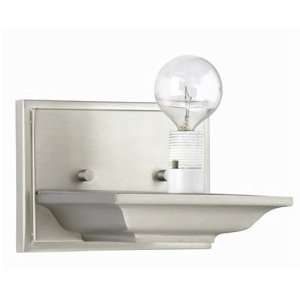   Sconce, Satin Nickel Finish (Shades Sold Separately)