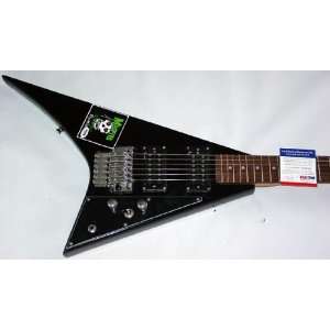  Misits Autographed Signed Flying V Guitar PSA/DNA 