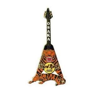   Hard Rock Cafe Pin 27491 Osaka Tiger Flying V Guitar 