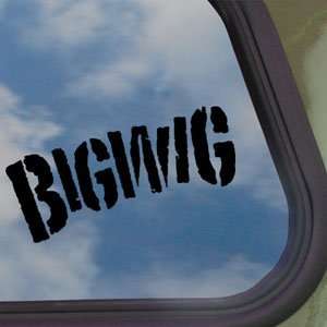  Bigwig Black Decal Truck Bumper Window Vinyl Sticker