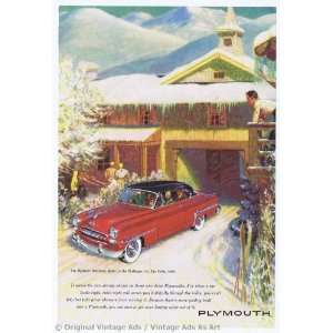 1953 Plymouth Belvedere Coupe Red Challenger Inn Sun Valley Idaho 