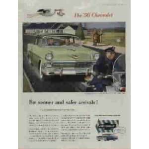  1956 Chevrolet Two Ten 4 Door Sedan Ad, A3943 