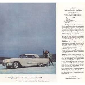  Print Ad 1959 Thunderbird The car everyone would love to 