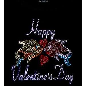  Hanes Ladies Size 2XL T Shirt HAPPY VALENTINES DAY w 