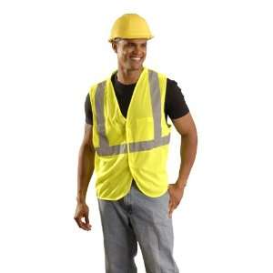  Safety Vest Economy 5 point Breakaway Hi Viz Orange  L/XL 
