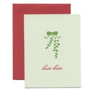 Sicily Eason Letterpress Note Card Set, Kiss Kiss, Letterpress Cards 