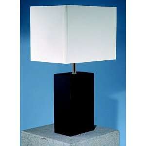    Oblong Collection Table Lamp With White Shade