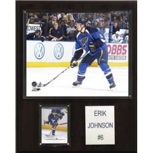  NHL Erik Johnson St. Louis Blues Player Plaque Sports 