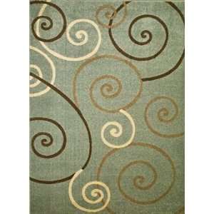  Concord Global Chester Scroll Blue   5 3 x 7 3