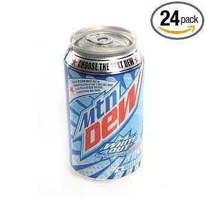 Mountain Dew Dewmocracy Whiteout Soda 12oz Cans (Pack of 24)  