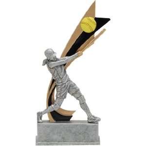  Softball Live Action Resin Award Trophy
