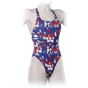 Finis Bladeback Swimsuit   New York Patriot Womens Sports 