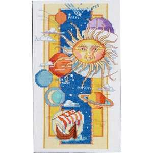  Celestial Counted Cross Stitch Kit Arts, Crafts & Sewing