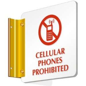  Cellular Phones Prohibited (with graphic) Spot a Sign Sign 