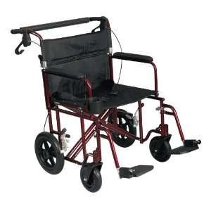   Transport Wheelchair   400 pound weight capacity   Medline Industries