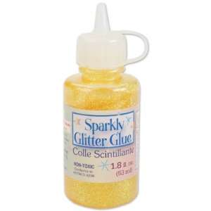  Sparkly Glitter Glue 1.8 Ounces Pineapple   655994 Patio 