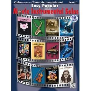  Popular Movie Instrumental Solos Book & CD Viola (Pop Instrumental 