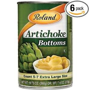 Roland Artichoke Bottoms, 13.75 Ounce Grocery & Gourmet Food