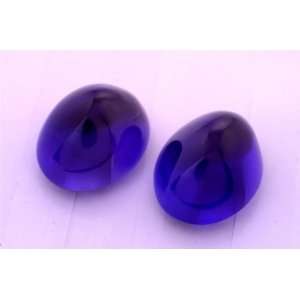  BT7 1103 20.2x16.2mm Oval Cabouchon Tanzanite Pair