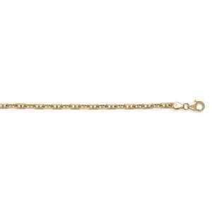  14k Yellow Anchor 4.2mm Chain   20 Inch Necklace 
